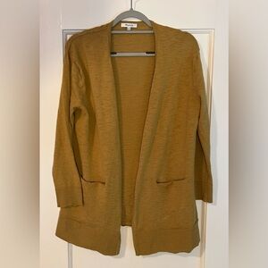 Madewell Women's Open Front Cardigan - Gold